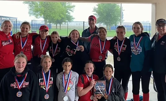 BW Hawks 12U fall softball team took first place