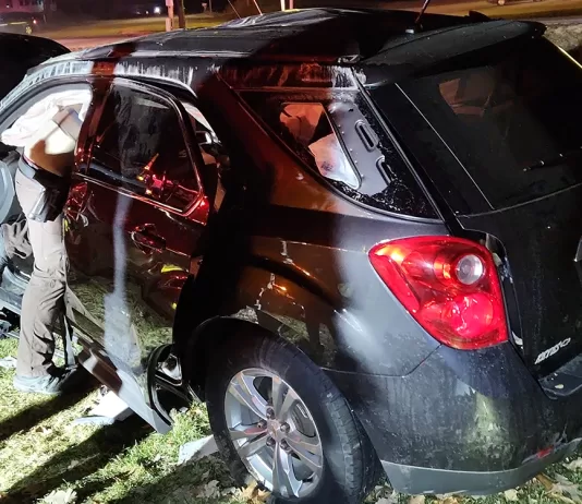 Two-vehicle accident with injury on US Highway 10 reported