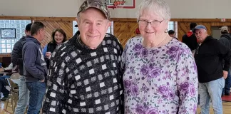 First place winners John and Monica Krings. Submitted photo