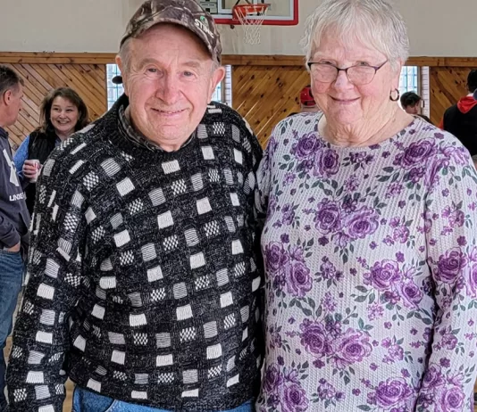 First place winners John and Monica Krings. Submitted photo