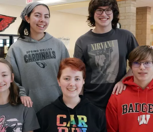 ‘Parents Just Don’t Understand’ Stathem Family is Danika Ramirez, Sam Miller, Emma Buck, Mackenzie Nyhus, and Avery Huebel. Submitted photo