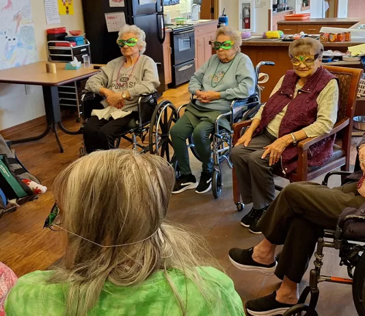 SVHRC residents enjoy a festive February