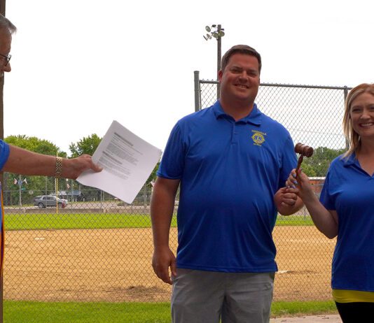 Kelsey Brewer installed as first woman president of the Woodville Lions Club