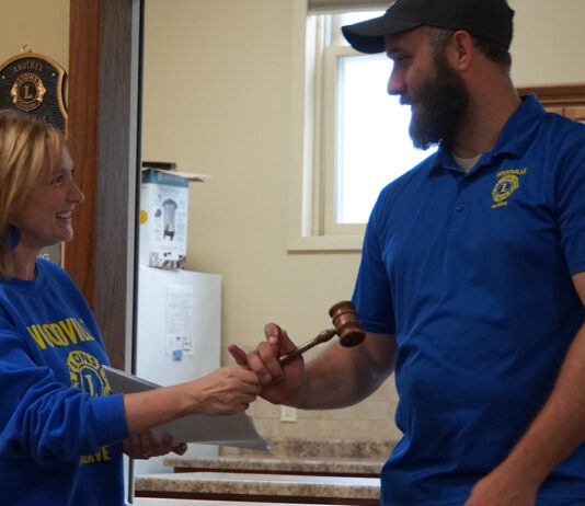 Woodville Lions Club inducts new officers at June meeting