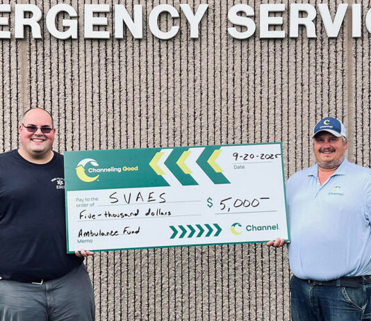 Channeling Good donation made to Spring Valley Area Emergency Services