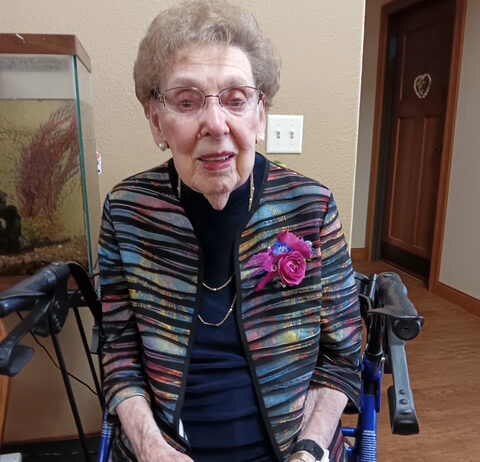 Carolyn Maves celebrates her 100th birthday