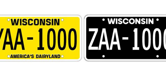 Gov. Evers, WisDOT unveil new blackout and retro license plate designs