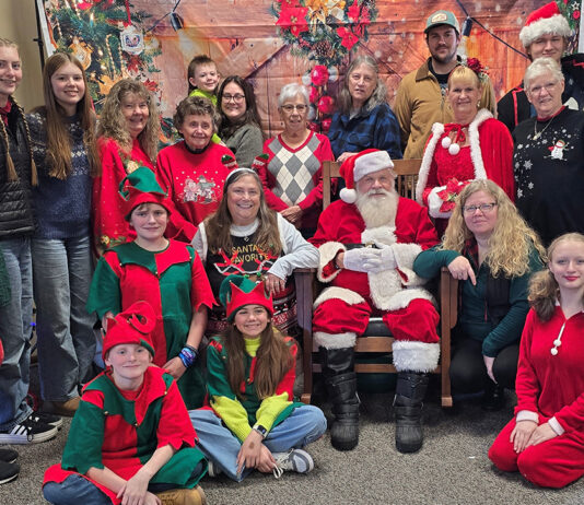 Santa’s Workshop was warm and cozy on a cold, windy day in Woodville